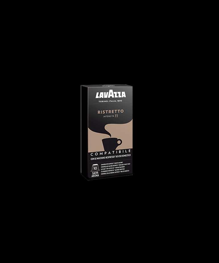 200 capsule Lavazza Espresso Ristretto compatibili Nespresso