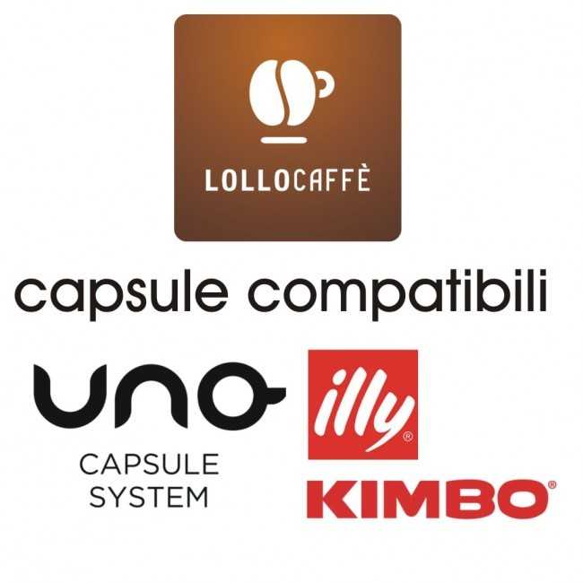 100 Capsule Lollo qualità NERA Compatibili Uno System