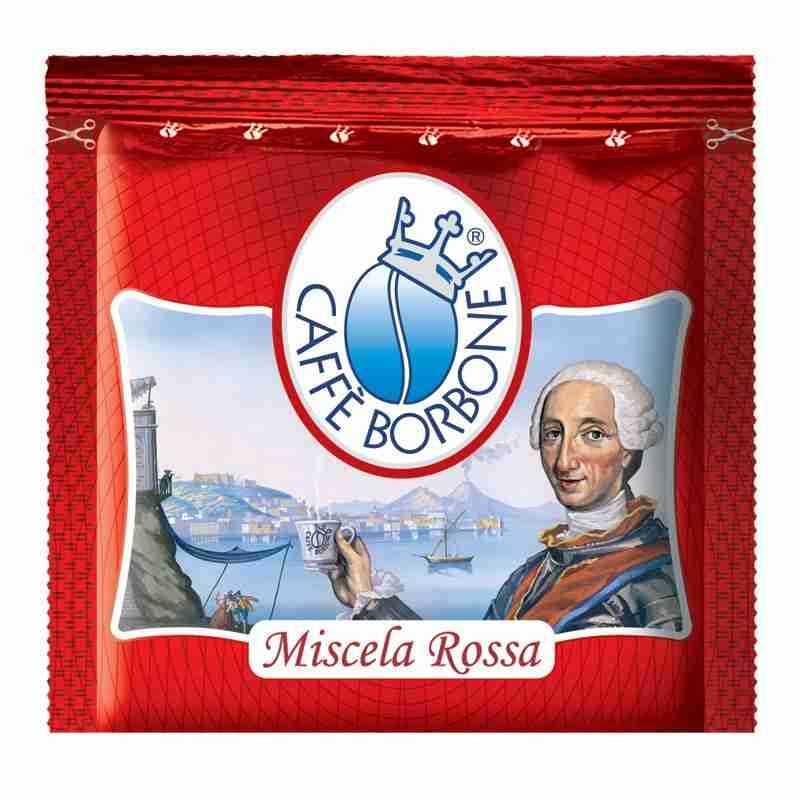 Cialde carta ESE 44mm Caffè Borbone Miscela ROSSA - 50pz, BOR-E44-ROS-0050 Caffè  Borbone