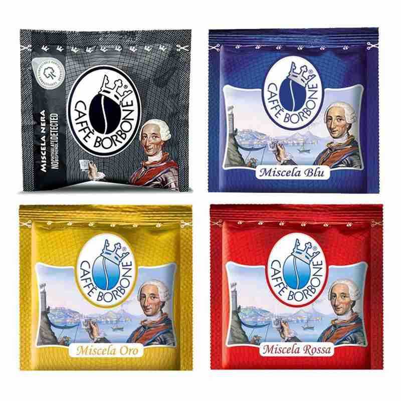 Degustazione cialde ESE 44mm Caffe' Borbone 4x50