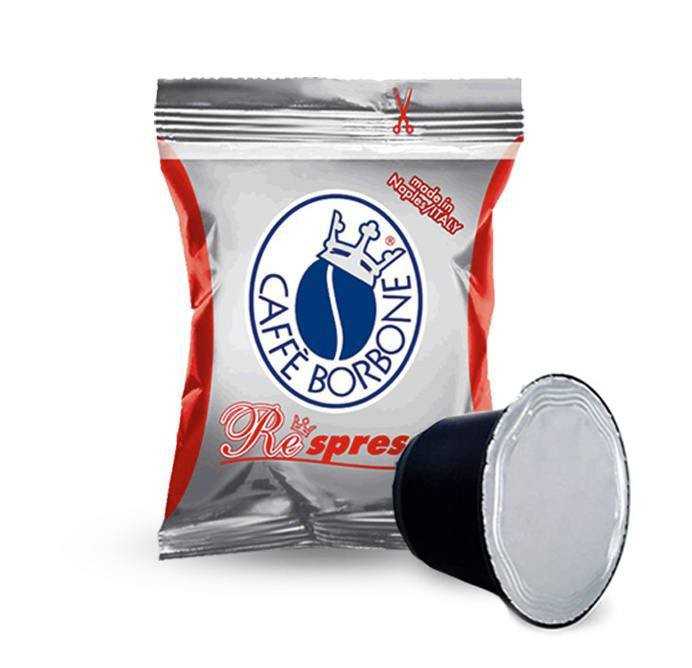 100 capsule Caffè Borbone miscela Rossa Respresso Compatibili Nespresso