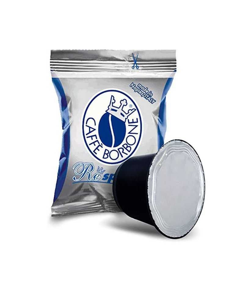 50 capsule Caffè Borbone miscela Blu Respresso Compatibili Nespresso