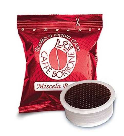 100 capsule Caffè Borbone miscela Rossa compatibile Lavazza Espresso Point