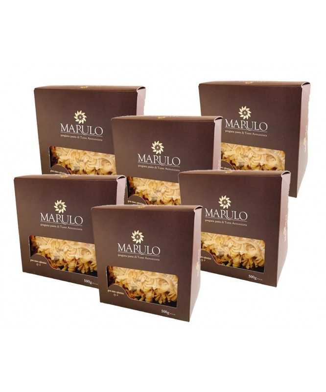 6 Pz Da 500 g GRAN MISTO OPLONTINO - PASTA MARULO Pregiata Pasta Di Torre Annunziata
