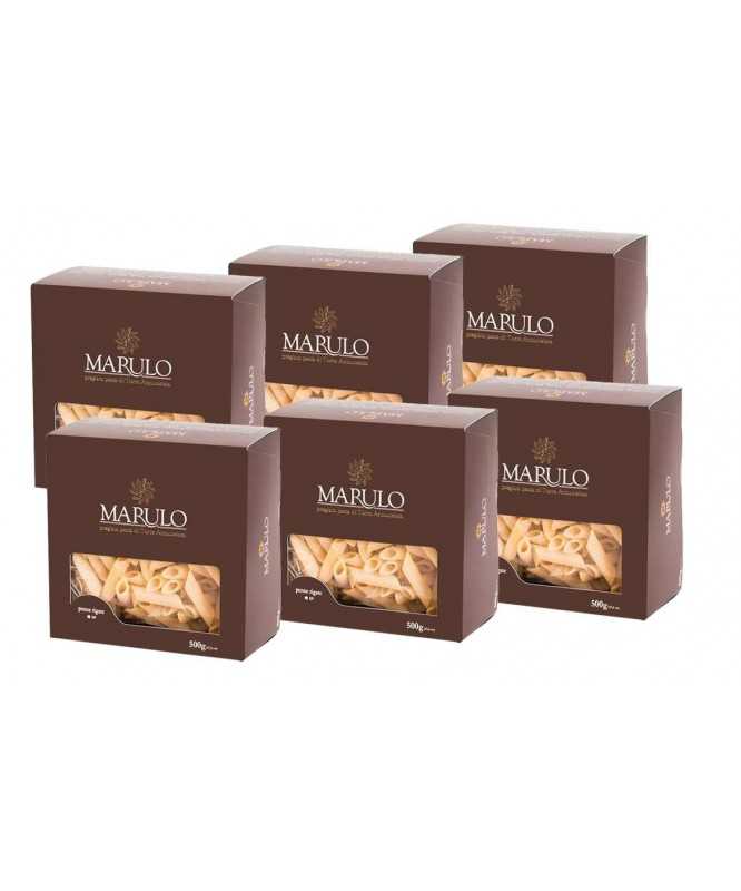 6 Pz Da 500 g PENNE RIGATE - PASTA MARULO Pregiata Pasta Di Torre Annunziata