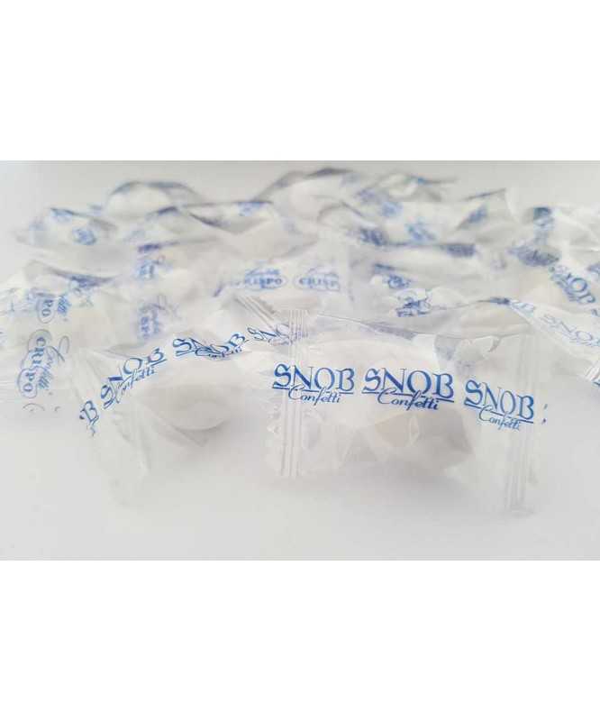 1 Kg Confetti Crispo LIETO EVENTO SNOB BIANCO - 8 gusti assortiti (2  confez. da 500 g)