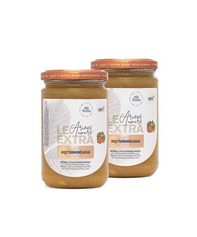 MARMELLATA ARANCE AMARE - 2 barattoli di Confettura extra di Arance Amare da 330 g - AGRIMONTANA