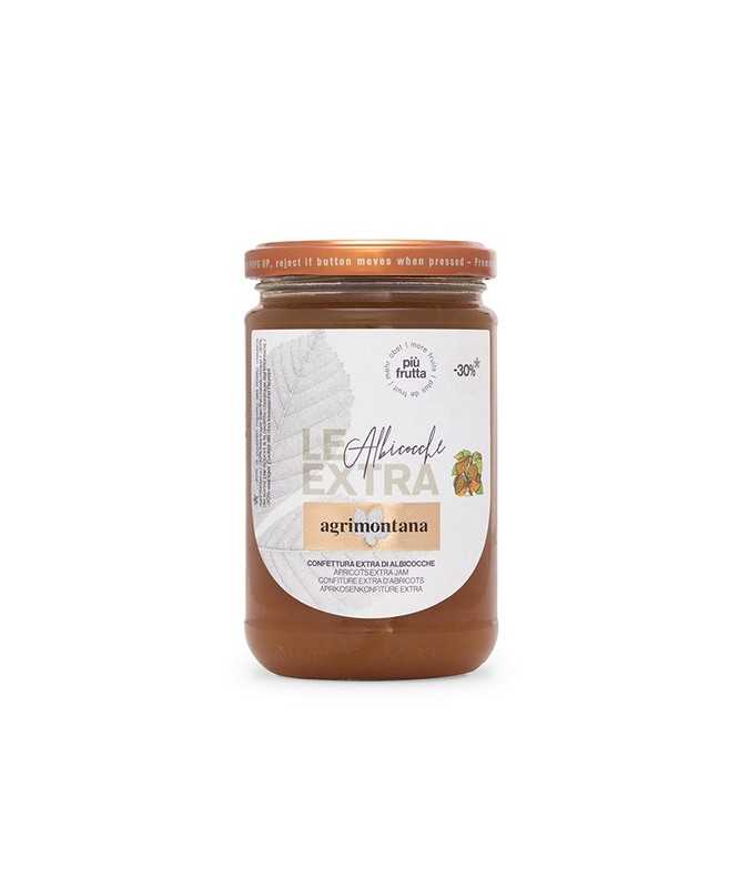MARMELLATA ALBICOCCHE - 1 barattolo di Confettura extra di Albicocche da 330 g - AGRIMONTANA