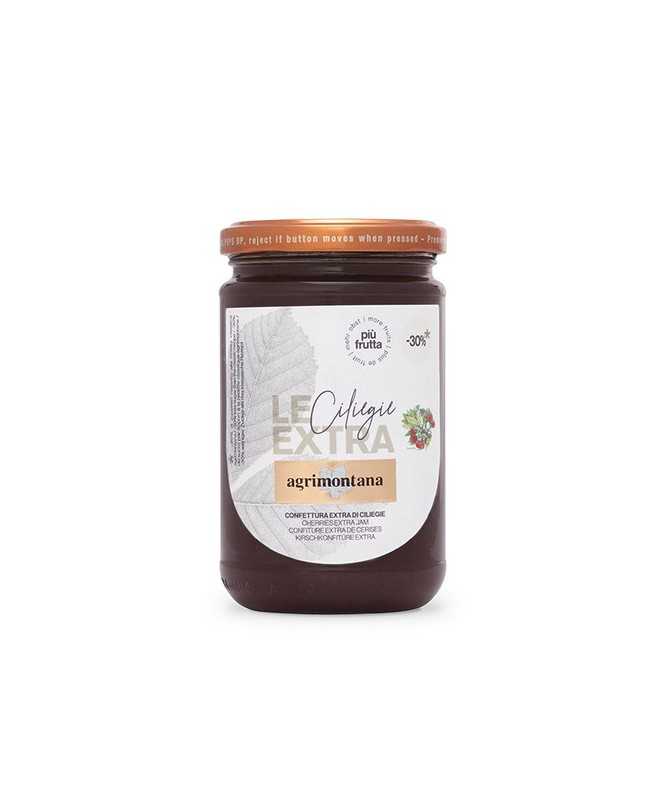 MARMELLATA CILIEGIE - 1 barattolo di Confettura extra di Ciliegie da 330 g - AGRIMONTANA