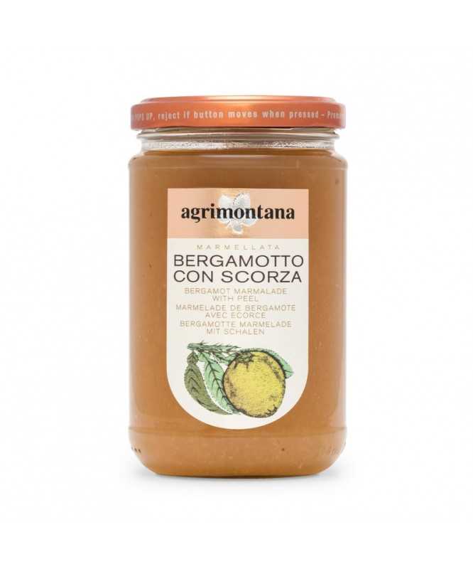 MARMELLATA BERGAMOTTO CON SCORZA NUOVA Confettura EXTRA da 320 g - AGRIMONTANA