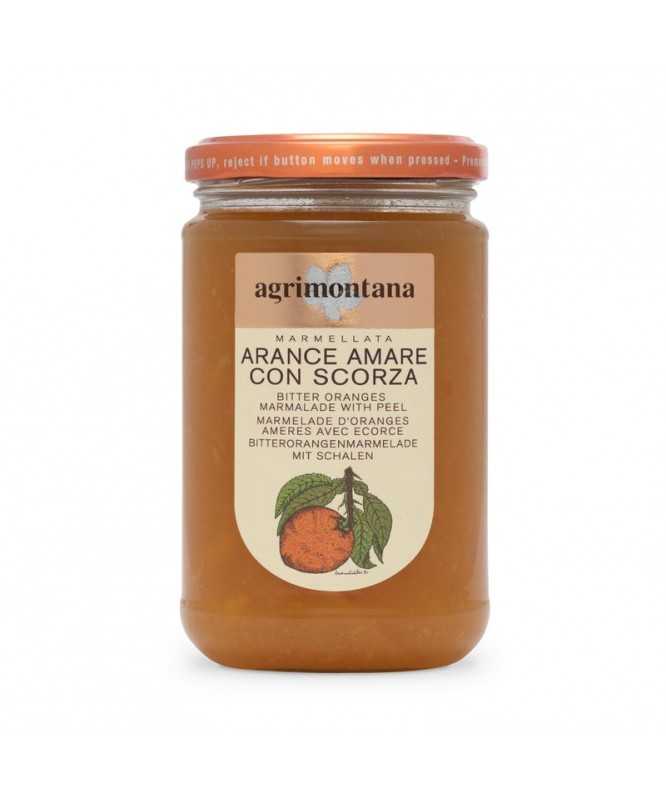 MARMELLATA ARANCE AMARE NUOVA Confettura EXTRA da 350 g - AGRIMONTANA
