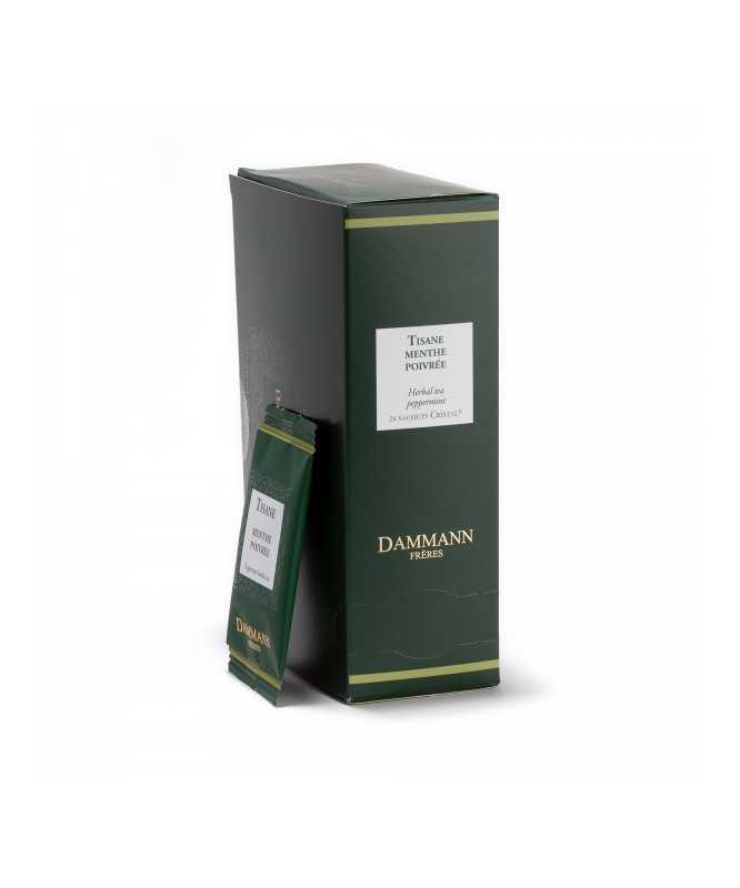 MENTA PIPERITA Tisana 24 Bustine in SACHETS CRISTAL Monodose - DAMMANN FRERES