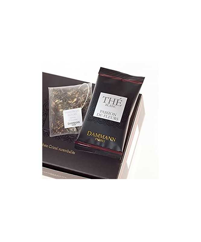 THE BLANC PASSION DE FLEURS The bianco 24 Bustine in SACHETS CRISTAL Monodose - DAMMANN FRERES