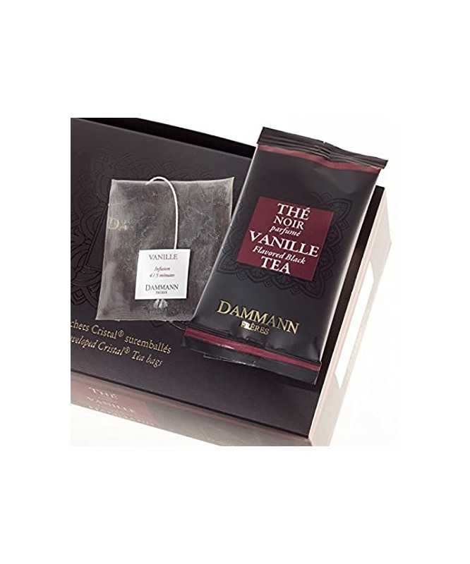 VANIGLIA The Nero 24 Bustine in SACHETS CRISTAL Monodose - DAMMANN FRERES