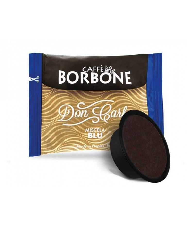 50 capsule Caffè Borbone Don Carlo miscela Blu compatibili Lavazza A Modo Mio