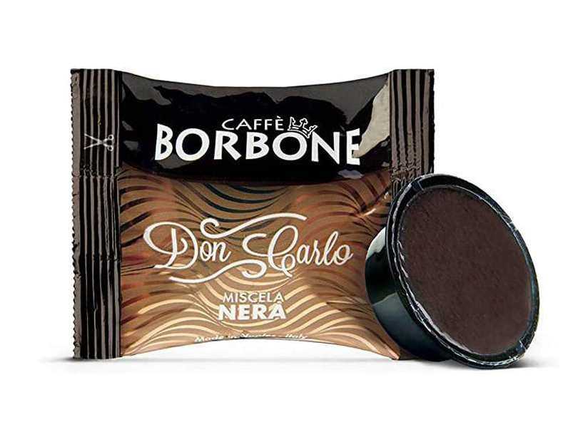 600 capsule Caffè Borbone Don Carlo miscela Nera compatibili Lavazza A Modo Mio
