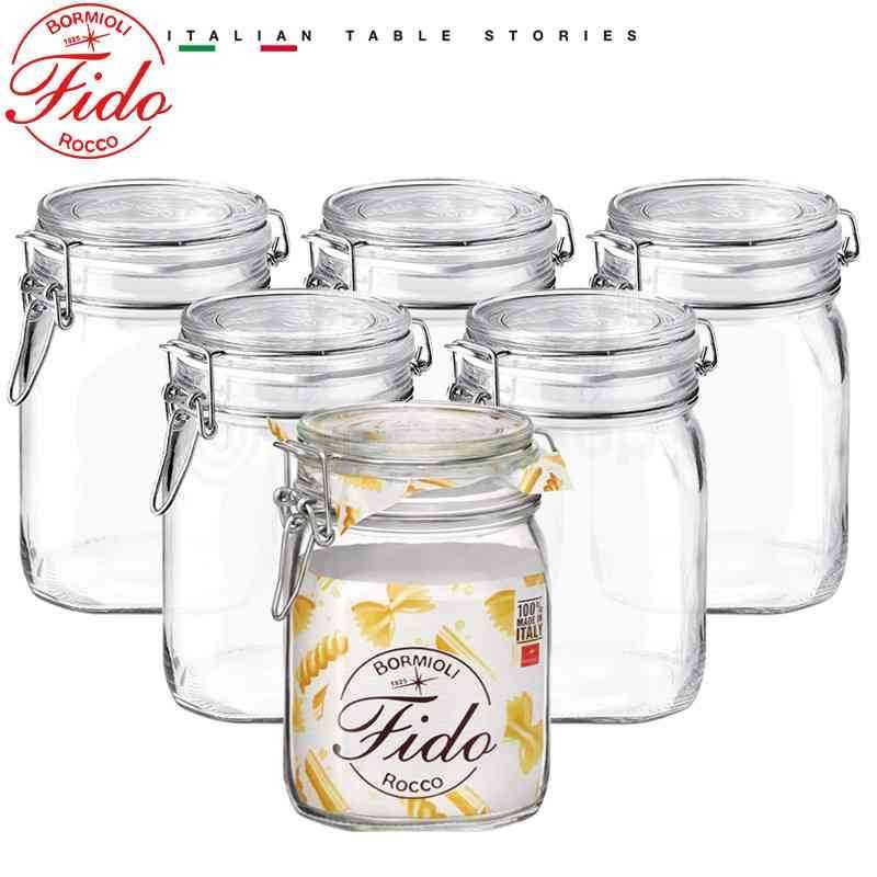 6 pz Barattolo FIDO con...