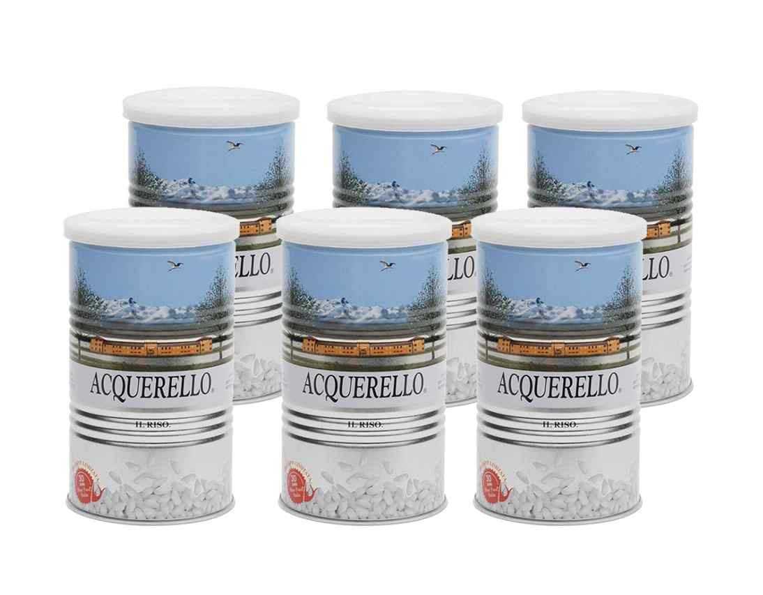 6 Lattine di Riso carnaroli da 500g Invecchiato 1 anno - ACQUERELLO