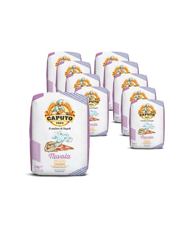 Farina Nuvola 10 pz da 1k, g per impasti leggeri tipo 0 - CAPUTO FARINE 1924