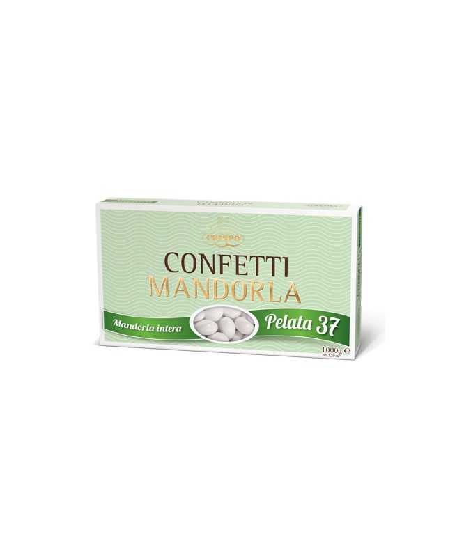 4 kg CONFETTI GRAN LUSSO CRISPO -  MANDORLA PELATA 37 (4 pacchi da 1 kg)