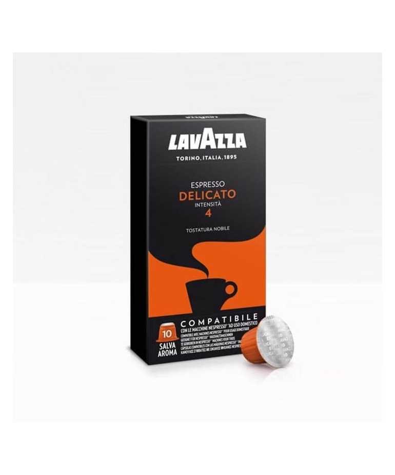 Lavazza 10 x 10 capsule Espresso Delicato compatibili Nespresso 