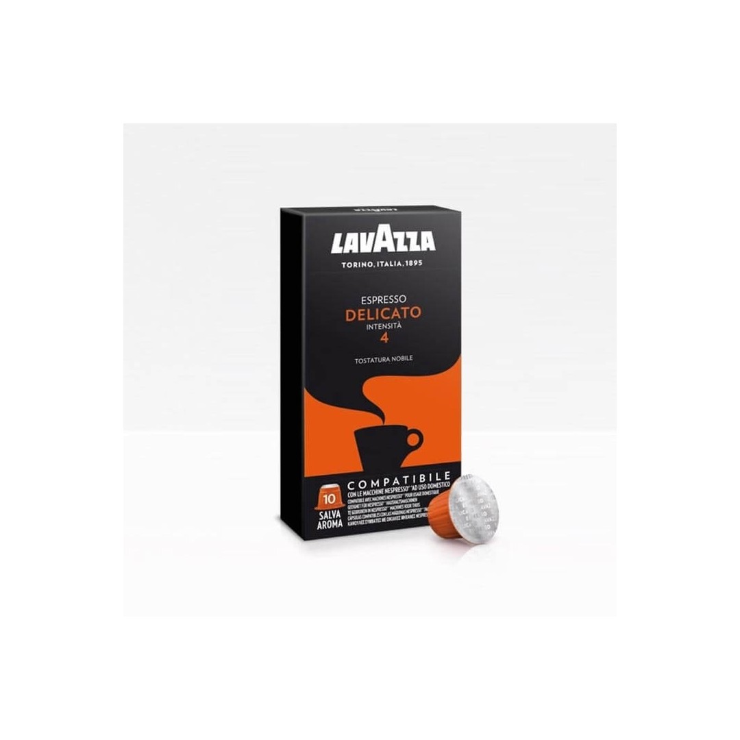 100 capsule Espresso Delicato compatibili Nespresso Lavazza