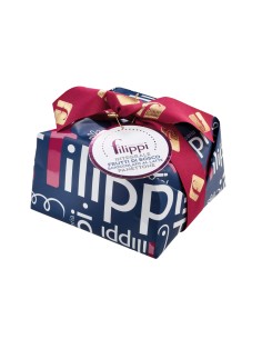 Pasticceria Filippi Panettone Integrale con Frutti di Bosco e Cioccolato al Latte 1000g