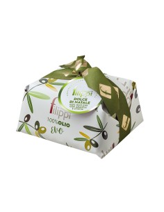 Pasticceria Filippi Panettone 100% Olio EVO con Arance Candite 1000g