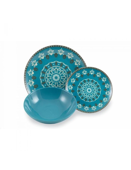 VDE Villa D'Este Home Tivoli Servizio Piatti 18 pezzi in Porcellana Cala Jondal