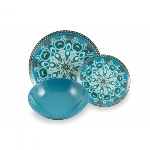 VDE Villa D'Este Home Tivoli Servizio Piatti 18 pezzi in Porcellana Cala Jondal