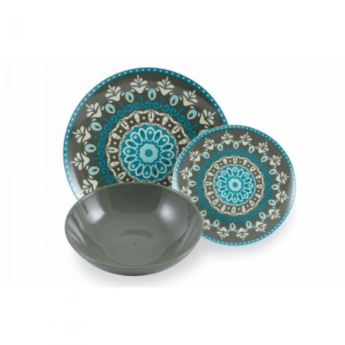 VDE Villa D'Este Home Tivoli Servizio Piatti 18 pezzi in Porcellana Cala Jondal