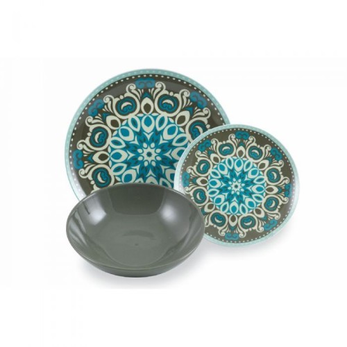 VDE Villa D'Este Home Tivoli Servizio Piatti 18 pezzi in Porcellana Cala Jondal