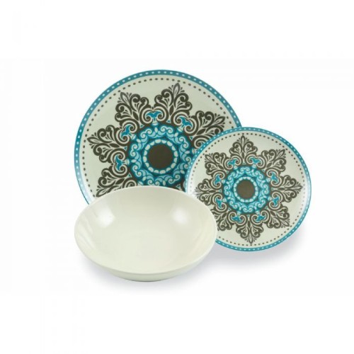 VDE Villa D'Este Home Tivoli Servizio Piatti 18 pezzi in Porcellana Cala Jondal