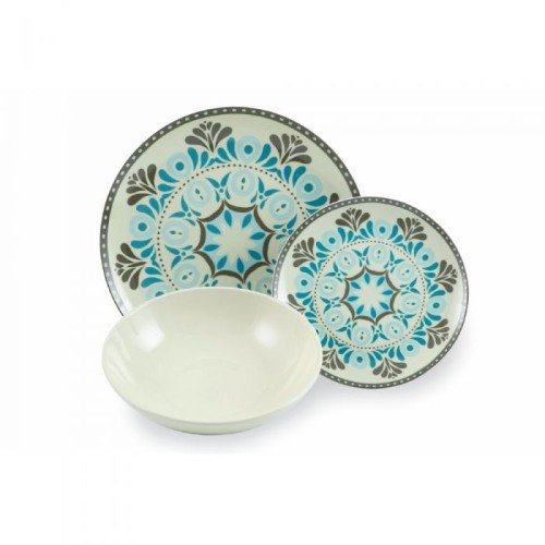 VDE Villa D'Este Home Tivoli Servizio Piatti 18 pezzi in Porcellana Cala Jondal