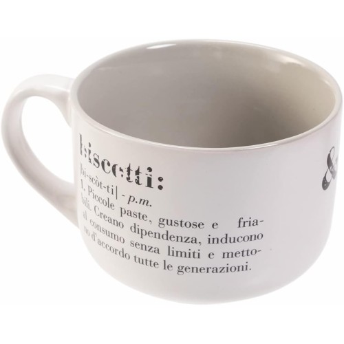 VDE Villa D'Este Home Tivoli Tazza Jumbo Latte & Biscotti