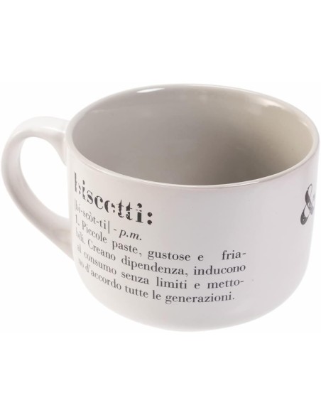 VDE Villa D'Este Home Tivoli Tazza Jumbo Latte & Biscotti